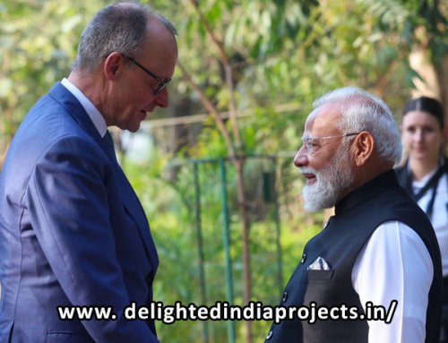 പ്രധാനമന്ത്രിയുമായി കൂടിക്കാഴ്ച് നടത്തി ജർമൻ ചാൻസലർ ഒലാഫ് ഷോള്സ്ി ജർമ്മൻ ചാൻസലറുടെ ഇന്ത്യാ സന്ദർശനം ആരംഭിച്ചു   German Chancellor's visit to India begins