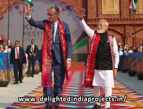 പ്രധാനമന്ത്രിയുമായി കൂടിക്കാഴ്ച് നടത്തി ജർമൻ ചാൻസലർ ഒലാഫ് ഷോള്സ്ി ജർമ്മൻ ചാൻസലറുടെ ഇന്ത്യാ സന്ദർശനം ആരംഭിച്ചു   German Chancellor's visit to India begins