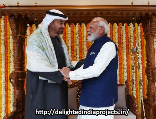 യുഎഇ പ്രസിഡന്റ് ഷെയ്ഖ് മുഹമ്മദ് ബിൻ സയിദ് അൽ നഹ്യാന്റെ ഇന്ത്യ സന്ദർശനം  