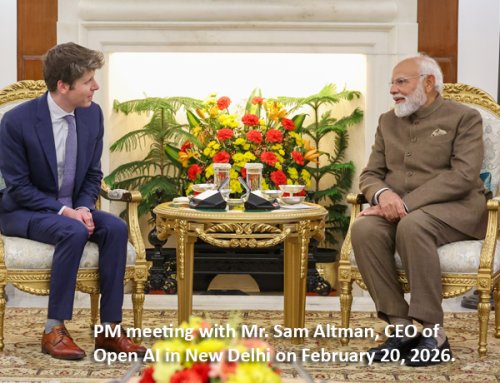   ഇന്ത്യ ഇംപാക്ട് ഉച്ചകോടി  Artificial   Intelligence India Summit 2026   PM Modi meets world leaders  outlines MANAV AI Vision at India Impact Summit