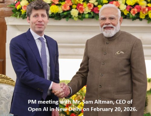   ഇന്ത്യ ഇംപാക്ട് ഉച്ചകോടി  Artificial   Intelligence India Summit 2026   PM Modi meets world leaders  outlines MANAV AI Vision at India Impact Summit