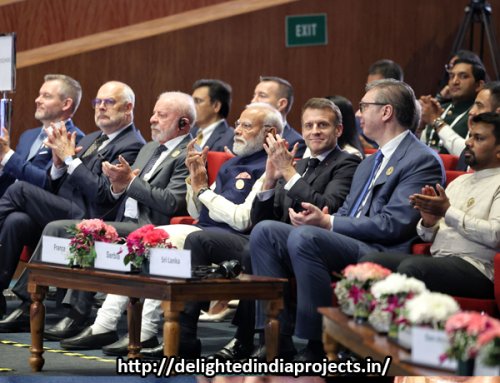   ഇന്ത്യ ഇംപാക്ട് ഉച്ചകോടി  Artificial   Intelligence India Summit 2026   PM Modi meets world leaders  outlines MANAV AI Vision at India Impact Summit