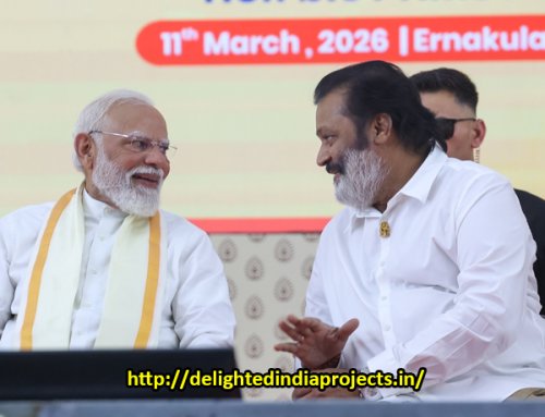 പ്രധാനമന്ത്രി കേരളത്തില്  പ്രധാനമന്ത്രി നരേന്ദ്ര മോദി 10800 കോടി രൂപയുടെ വിവിധ വികസന പദ്ധതികളുടെ ഉദ്ഘാടനവും  തറക്കല്ലിടലും നിർവഹിച്ചു Prime Minister Narendra Modi inaugurated and laid the foundation stone of various development projects worth Rs 10800 crore in Kerala(2)