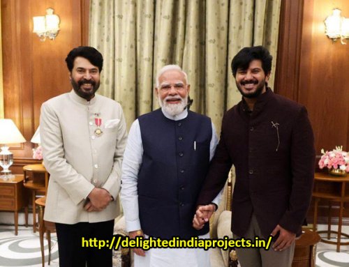  ഇനി പത്മഭൂഷൺ മമ്മൂട്ടി  പ്രധാനമന്ത്രി നരേന്ദ്രമോദിയെ സന്ദർശിച്ച് നടൻ മമ്മൂട്ടിയും കുടുംബവും  Now Padma Bhushan Mammootty will meet Prime Minister Narendra Modi, actor Mammootty and family