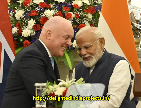 ഇന്ത്യ ന്യൂസിലന്‍ഡ് സ്വതന്ത്ര വ്യാപാര കരാര്‍ ഒപ്പിട്ടു