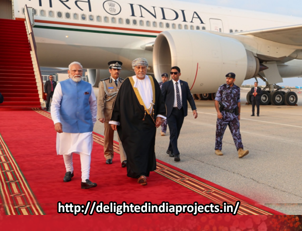 രണ്ട് ദിവസത്തെ സന്ദർശനത്തിനായി പ്രധാനമന്ത്രി ഒമാനിലെത്തി