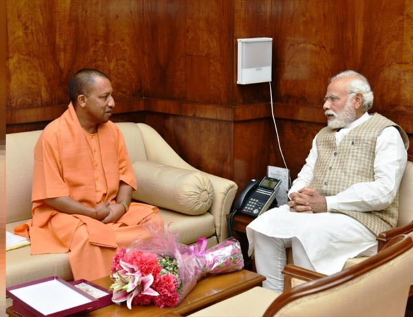 Modiji with Yogiji